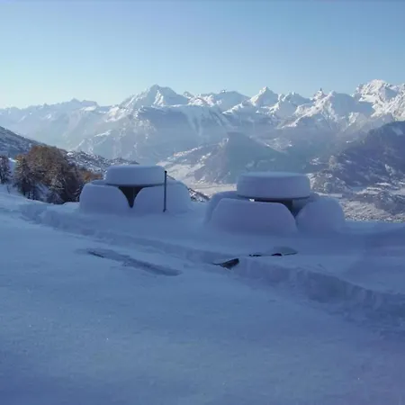 Lejlighed For 10 In Veysonnaz